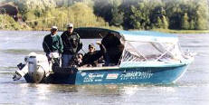 25' Sled - 80 percent of all guided river trips are in these type of boats